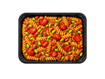 Cremet cajun-pasta med svinekød og bagt grønt – Frost