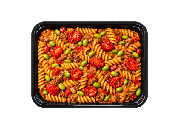 Cremet cajun-pasta med svinekød og bagt grønt – Frost